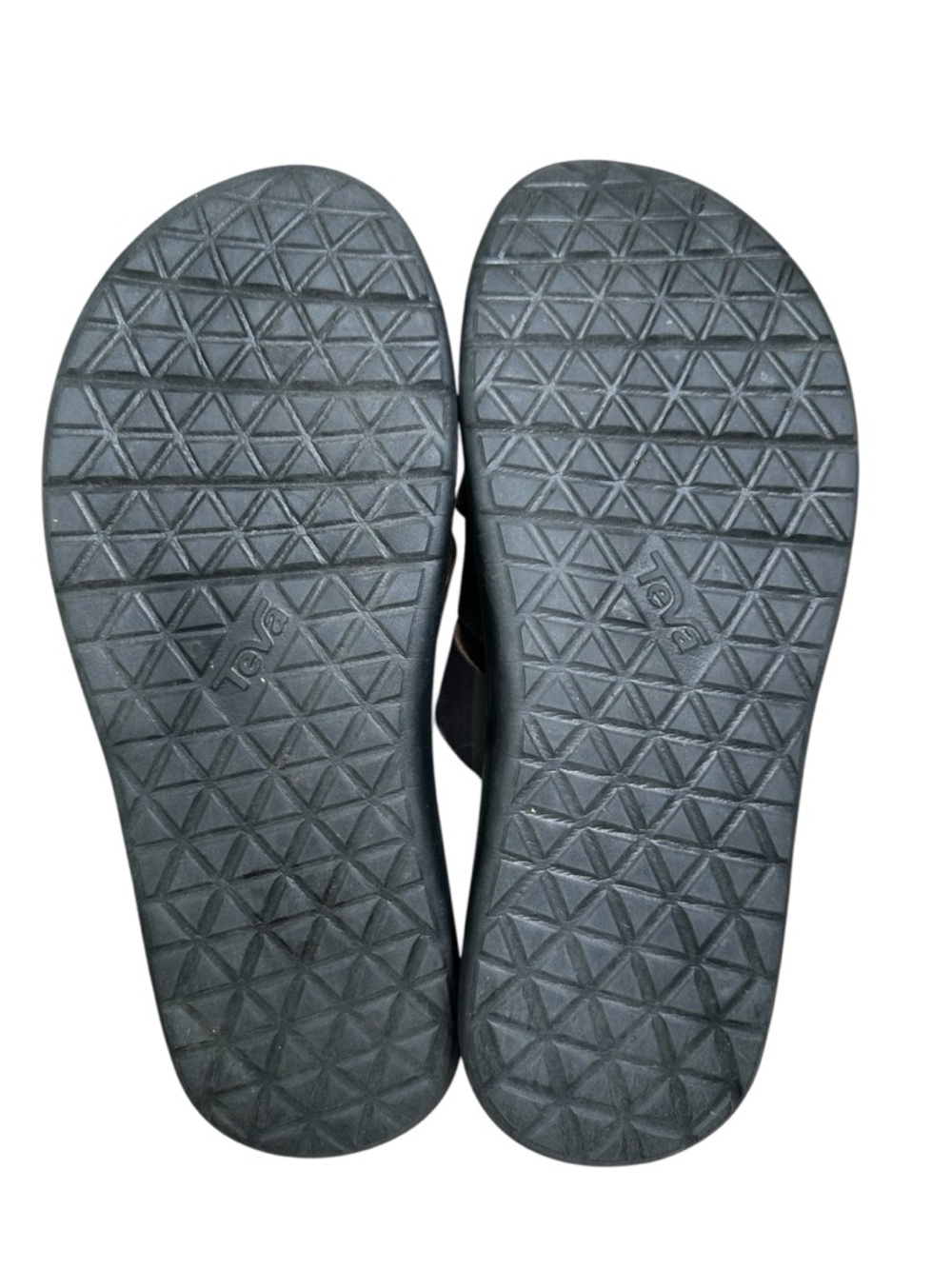 Teva Men’s 11 Voya Brown Leather Crisscross Slide Sandals - Picture 8 of 8